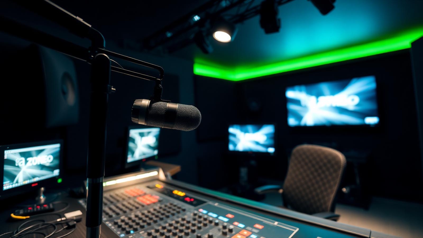 Tapt Media broadcast studio